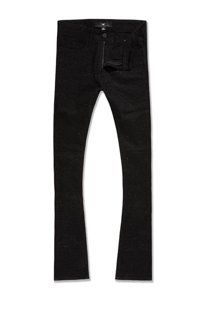 Jordan Craig "Local Dealer" Super Skinny Stacked Rhinestone Jeans