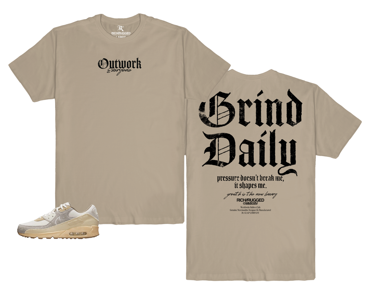 Rich/Rugged "Grind Daily" Graphic T-Shirt