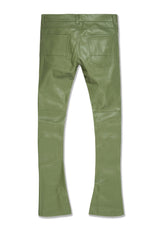 Jordan Craig "Thriller" Skinny Ross  Stacked Cargo Leather Pants