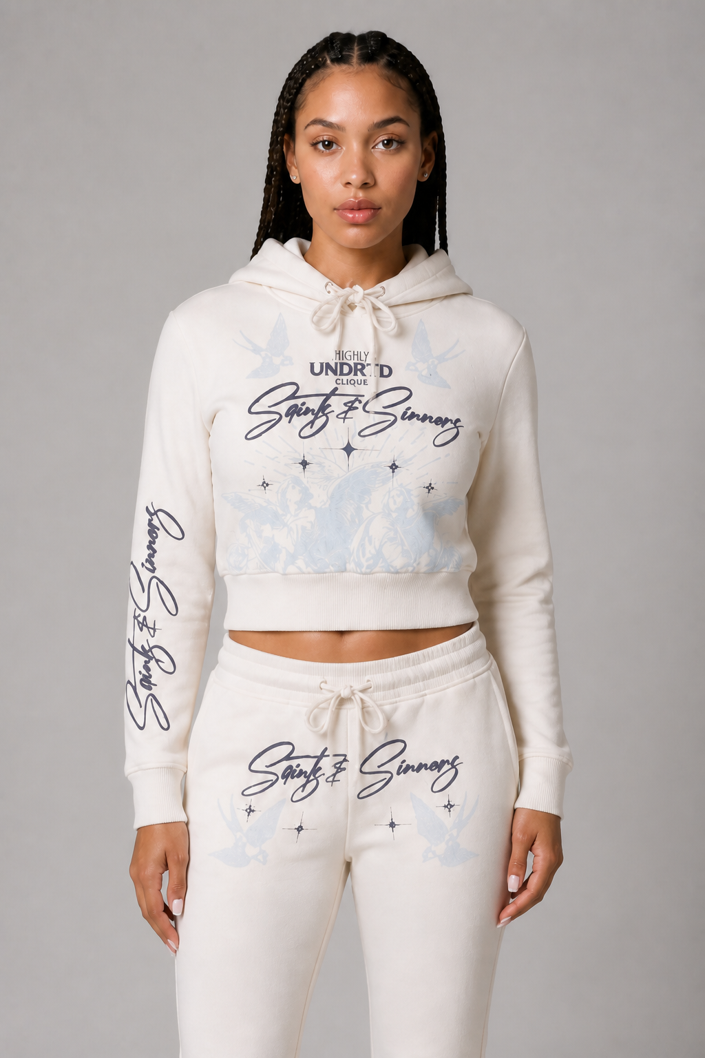 Highly Undtrd Women's "Saint and Sinners" Jogging Set