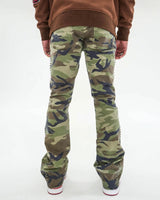 Preme Camo Woodland Camo Flared Studs Jean