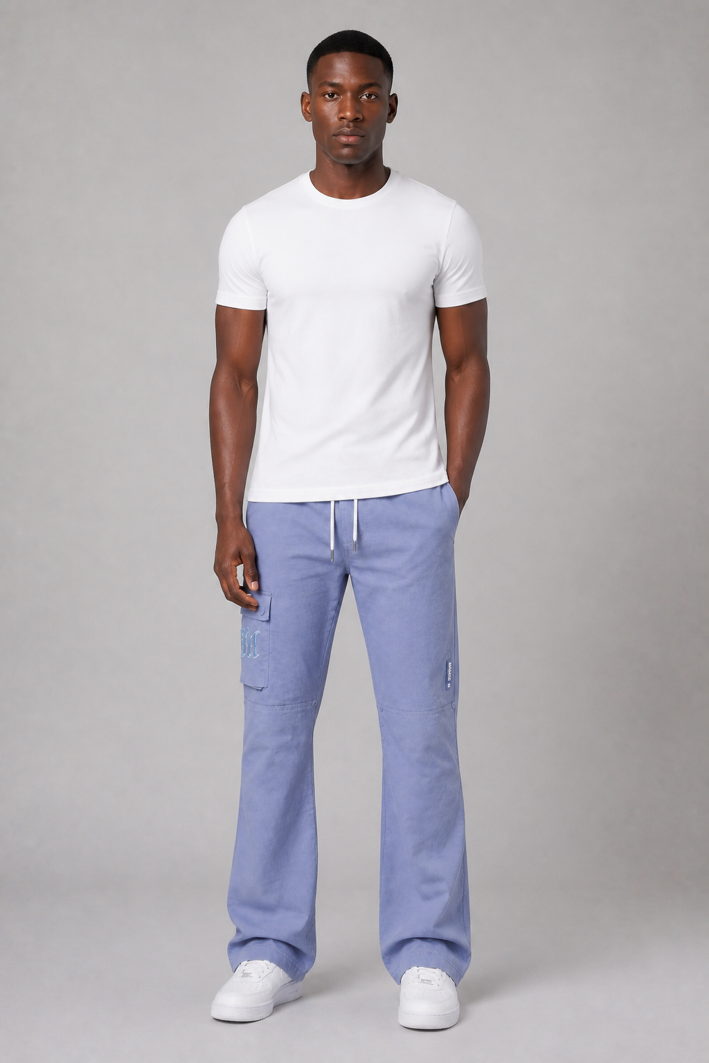 Makobi "Adorni Elite Club" Nylon Stacked Pants