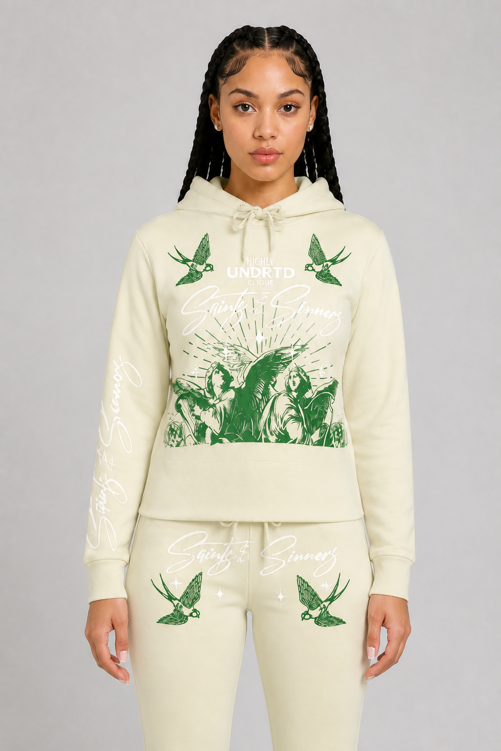 Highly Undtrd Women's "Saint and Sinners" Jogging Set