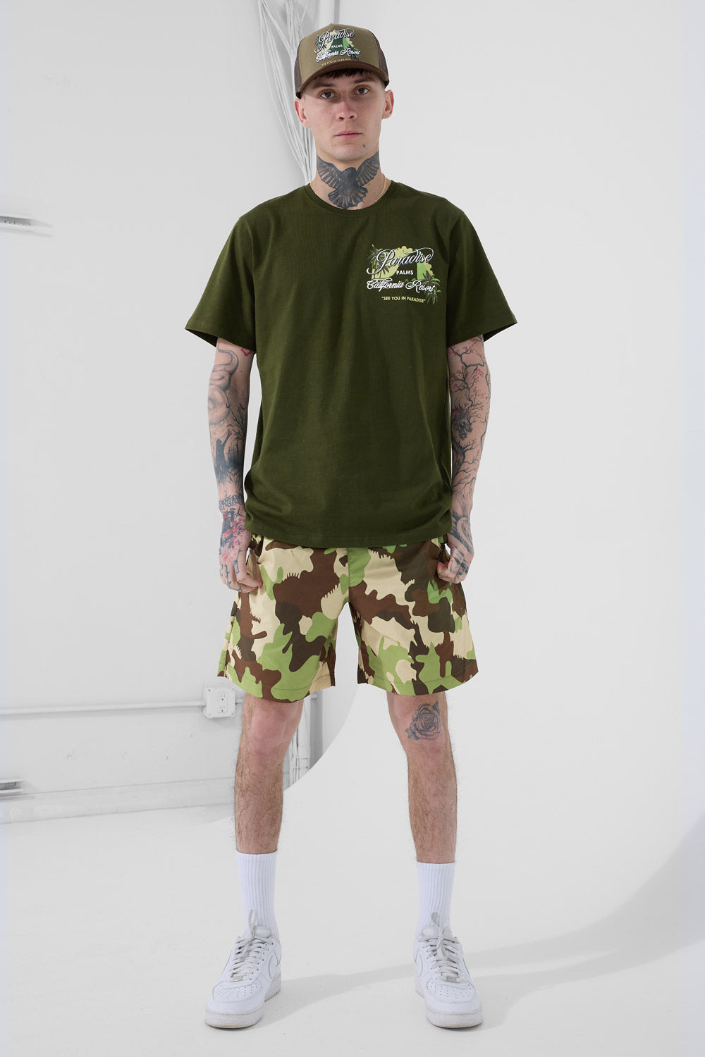 See You In Paradise Palm Shorts & T-Shirt