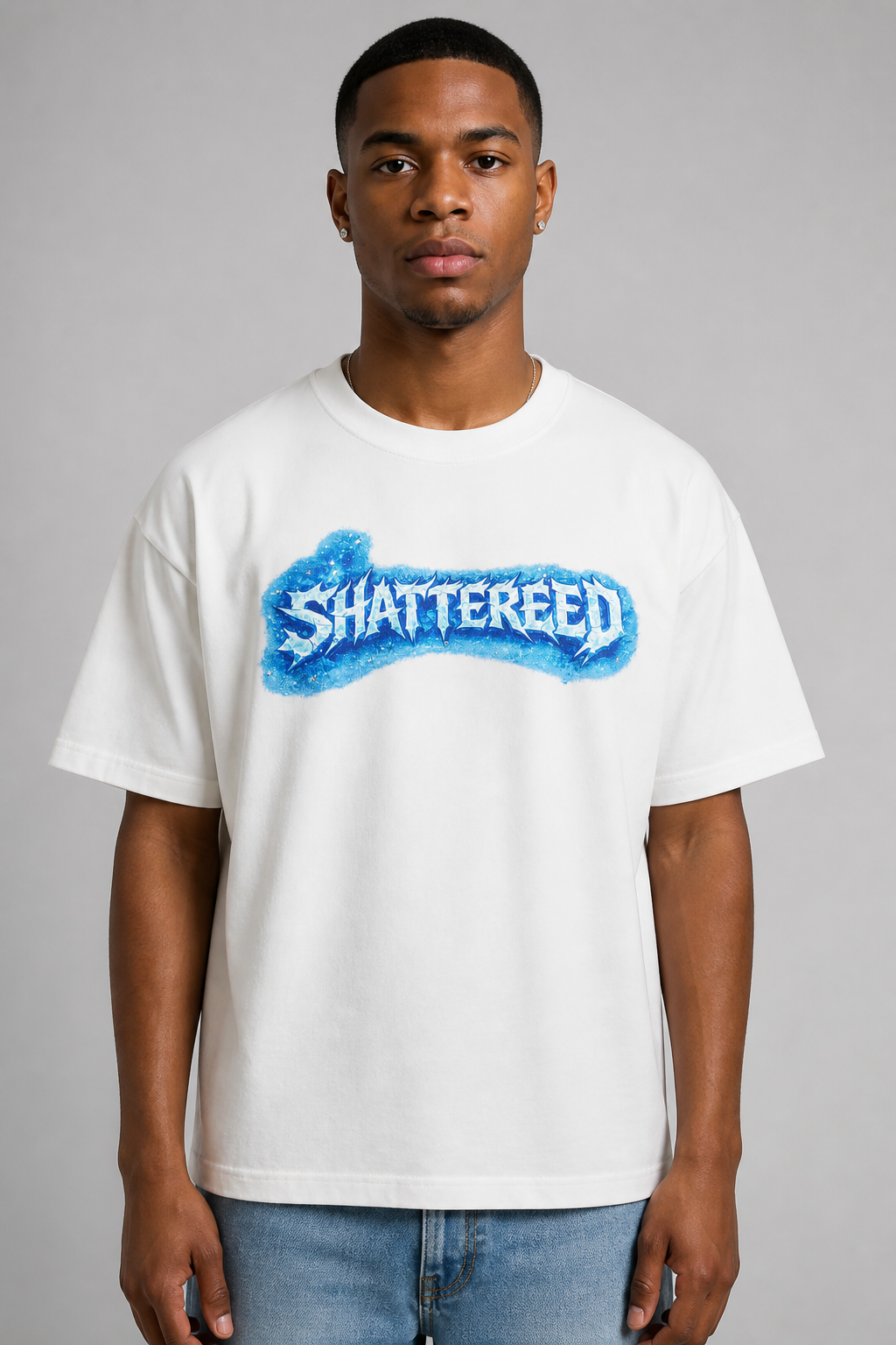 Shattered Hearts "Icey White" Tee