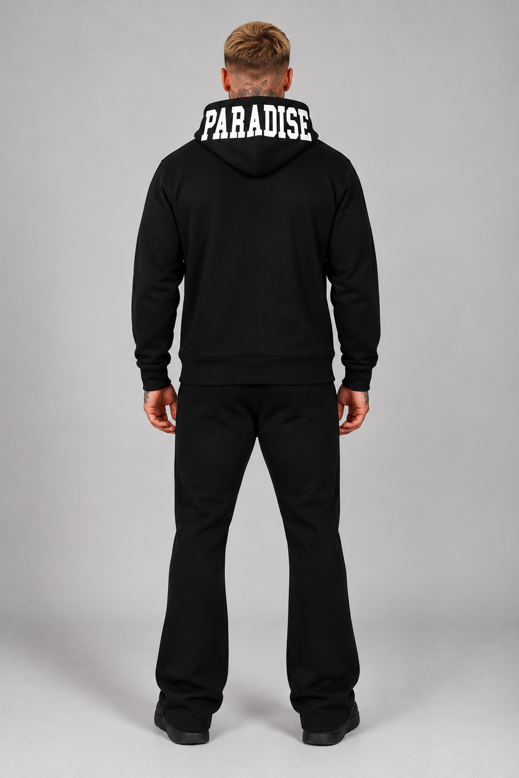 See You in Paradise "Varsity League" Jogging Suit - Black
