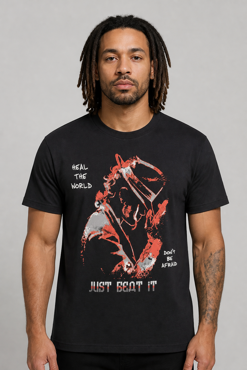 Luxe "Michael Jackson" Tee - Black