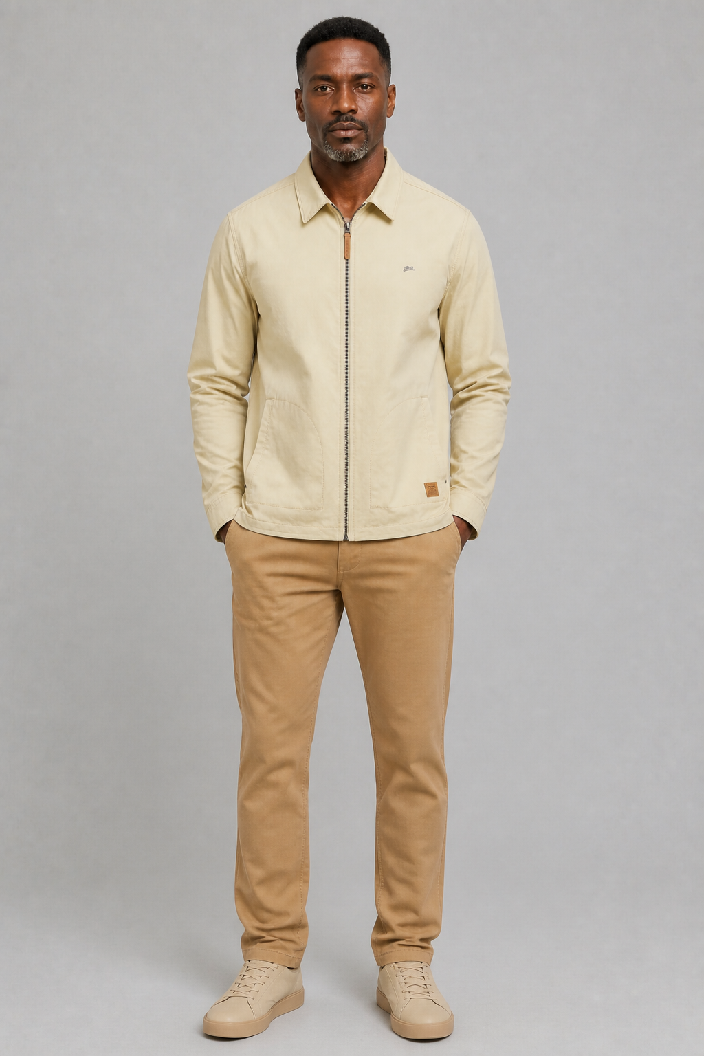 A. Tiziano "Mitch" Jacket - Pale Khaki