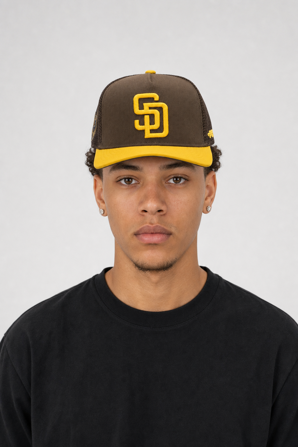 Pro Standard Strapback Leather Curved Visor Trucker Hat
