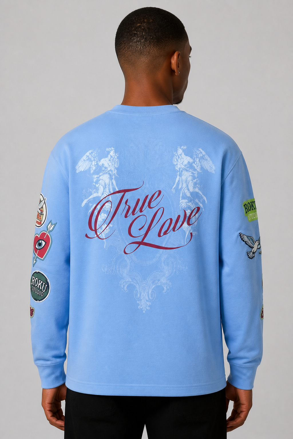 Roku Studio "Devotion" Faded Crewneck