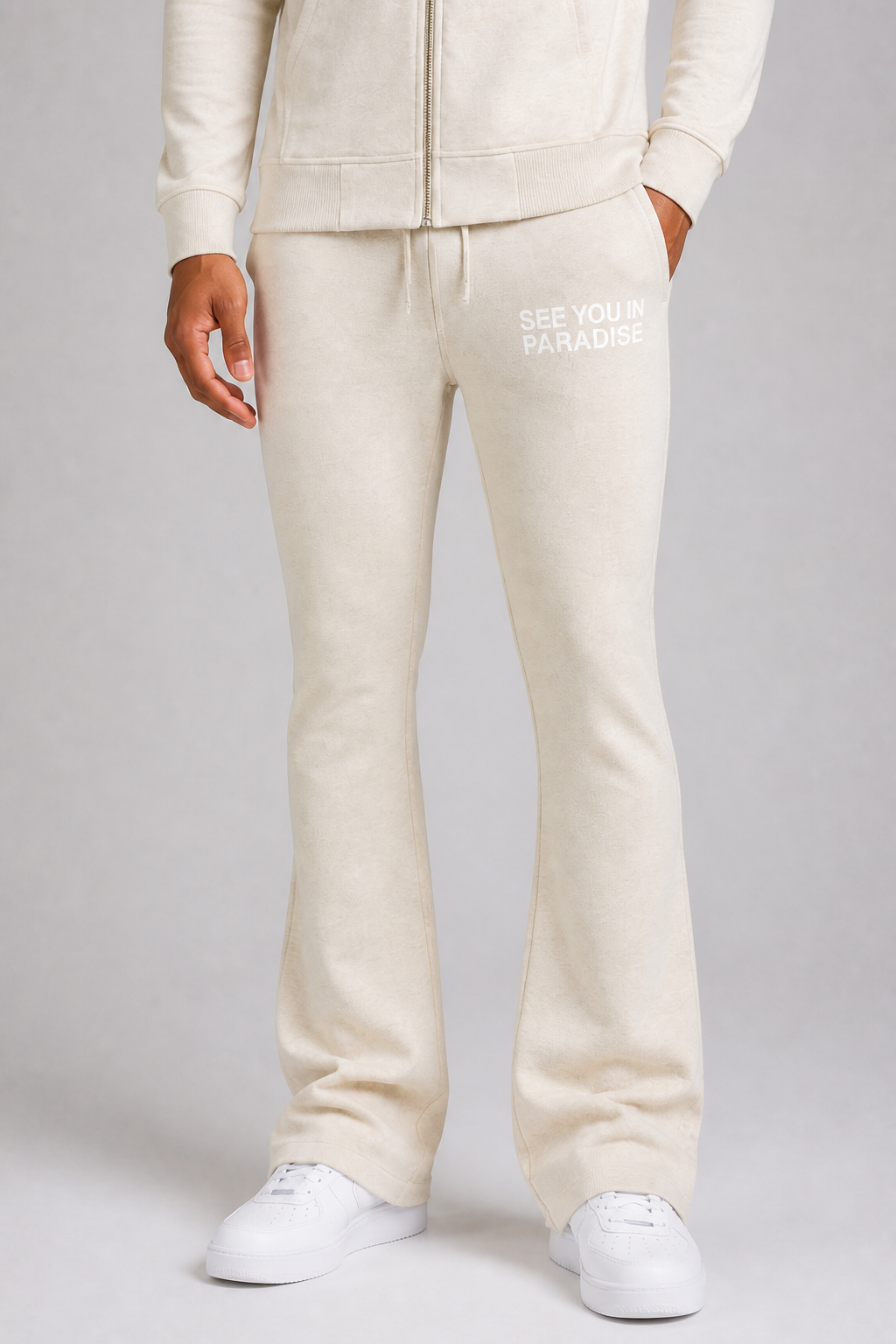 See You in Paradise French Terry Zip Hoodie & Stacks Jogging Suit