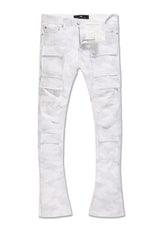 Jordan Craig "Thriller" Skinny Ross  Stacked Cargo Leather Pants