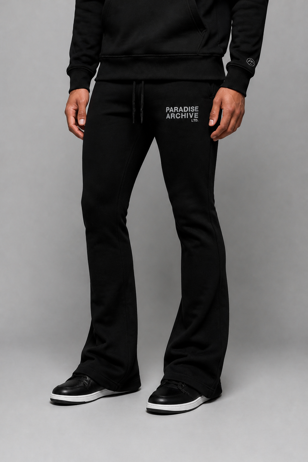See You in Paradise "High Density Print Fleece" Jogging Suit - Black