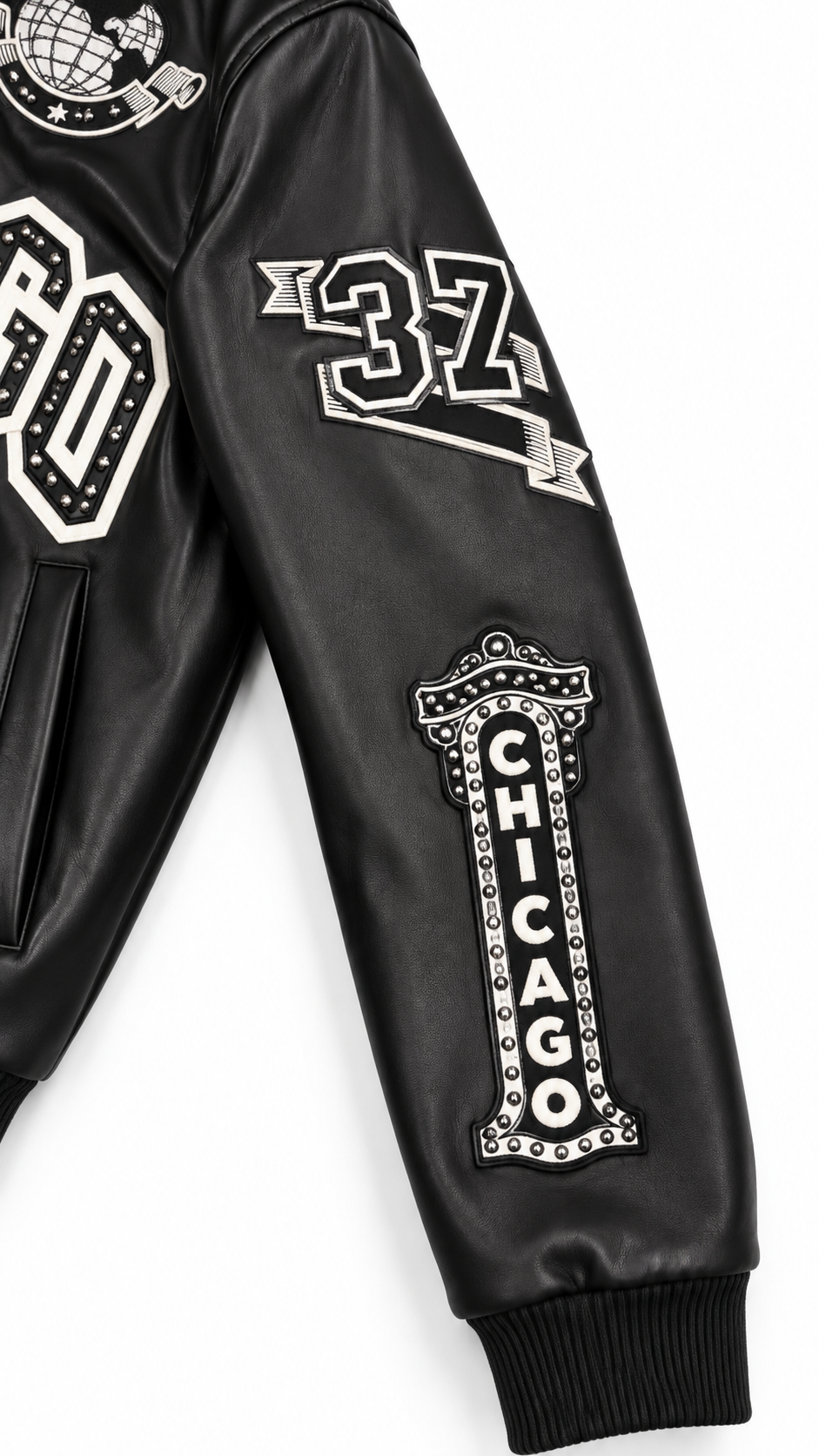 SYIP Exclusive Chicago Leather Jacket - Sox Colors