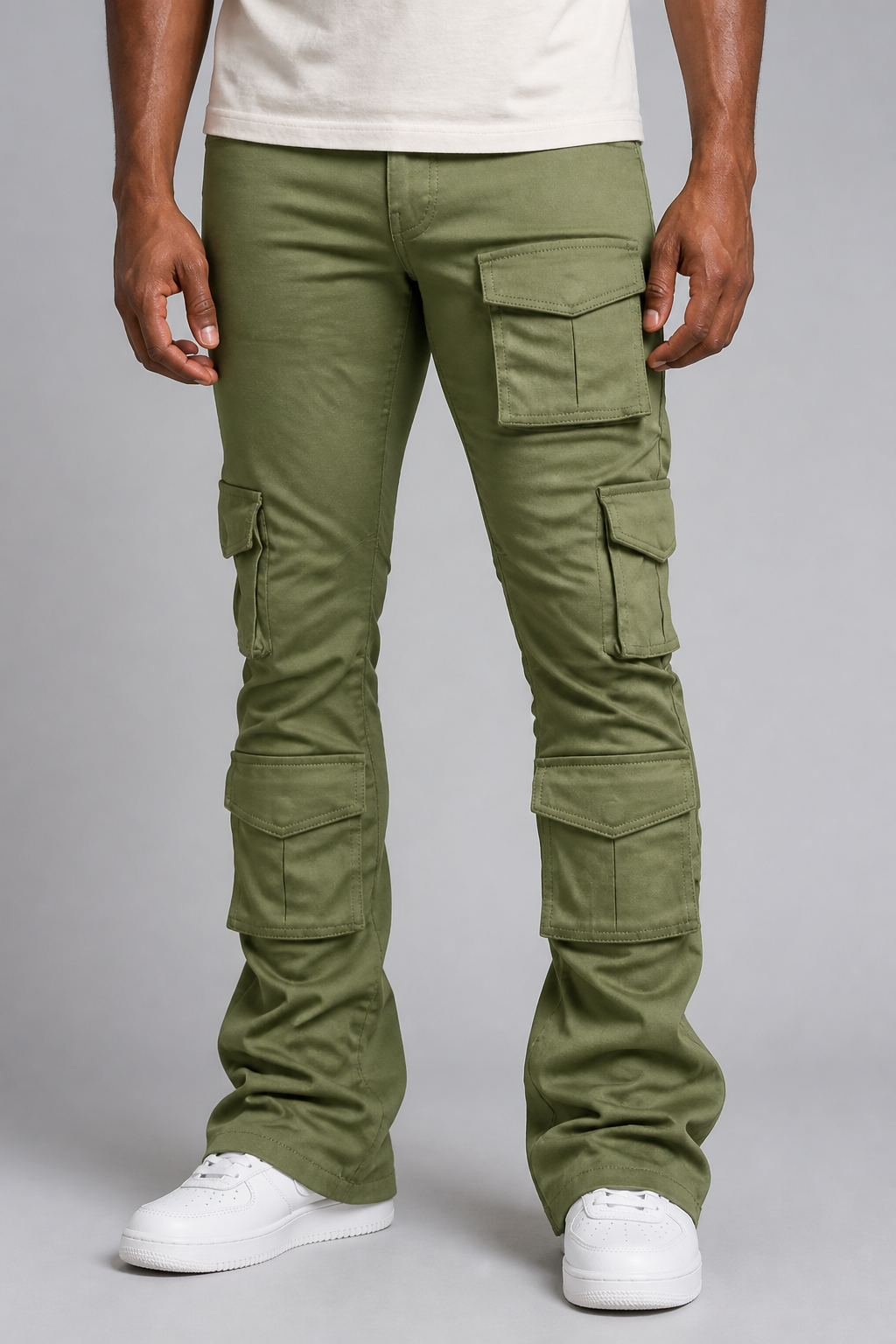 Kindred Stack Utility Cargo Coated jeans