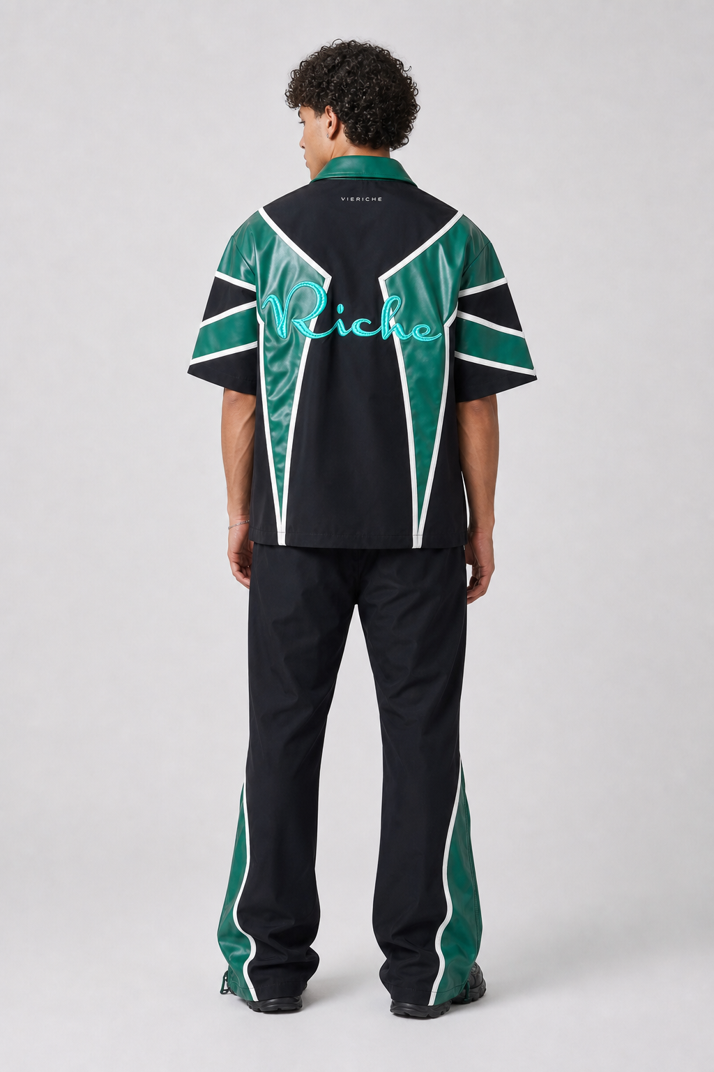 Vie+Riche Vie Riche "Viking Panel" Nylon Set - Black/Green