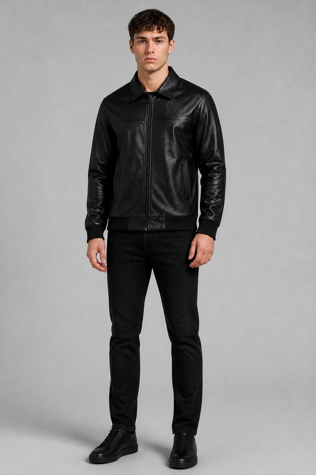 Makobi "Azzuri" PU Leather Jacket