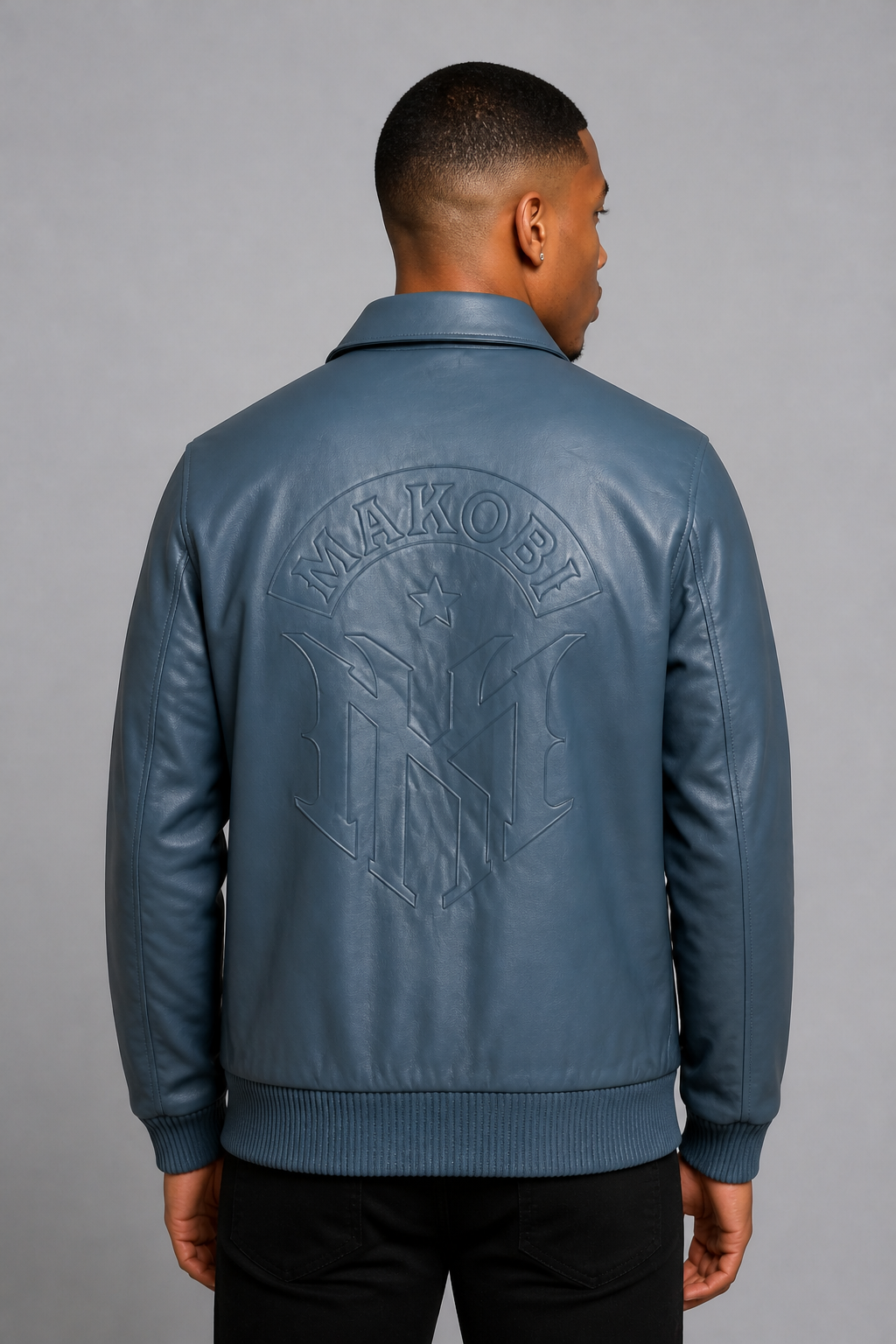 Makobi "Azzuri" PU Leather Jacket
