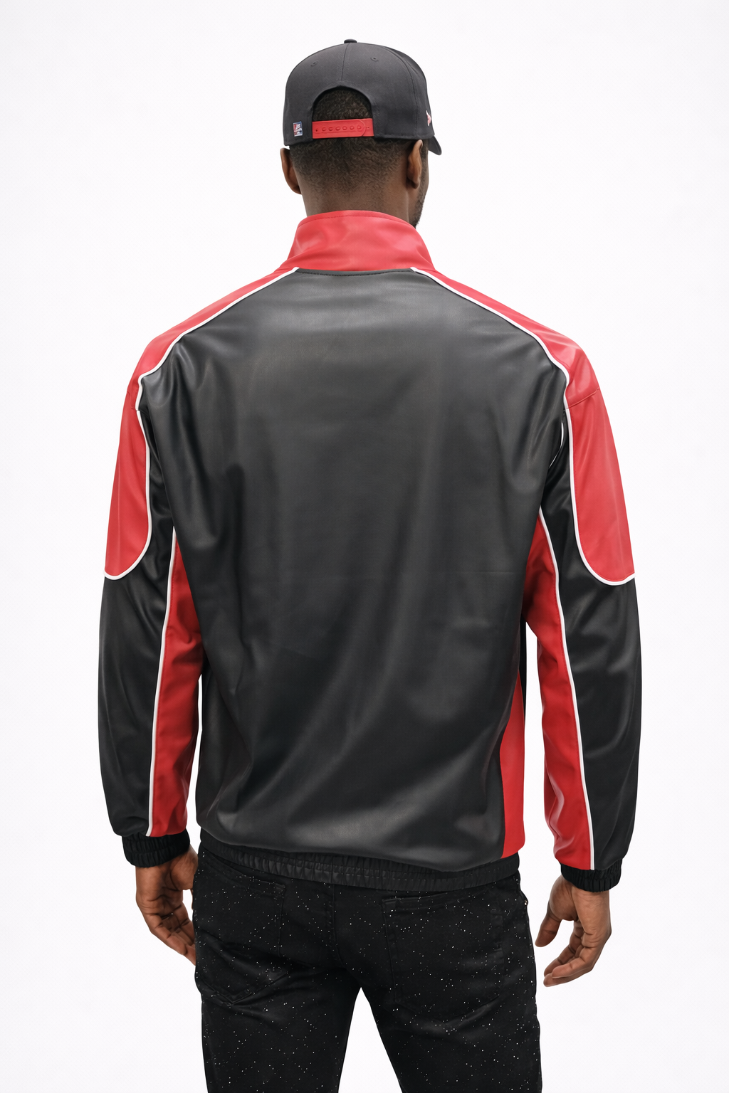 Racing Track Leather Jacket - Ferrari