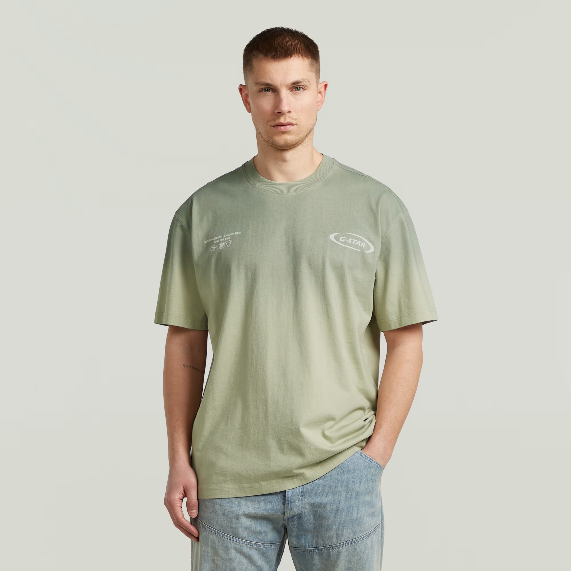 G-Star Sprayed Relaxed Logo T-Shirt