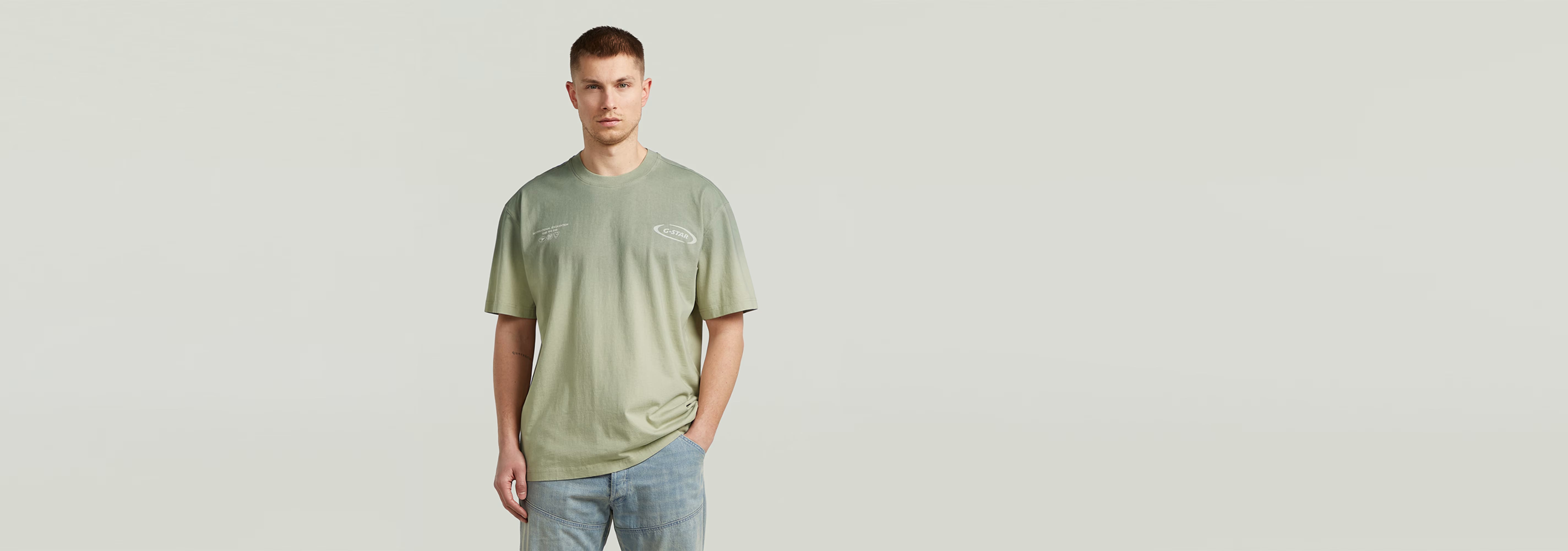 G-Star Sprayed Relaxed Logo T-Shirt