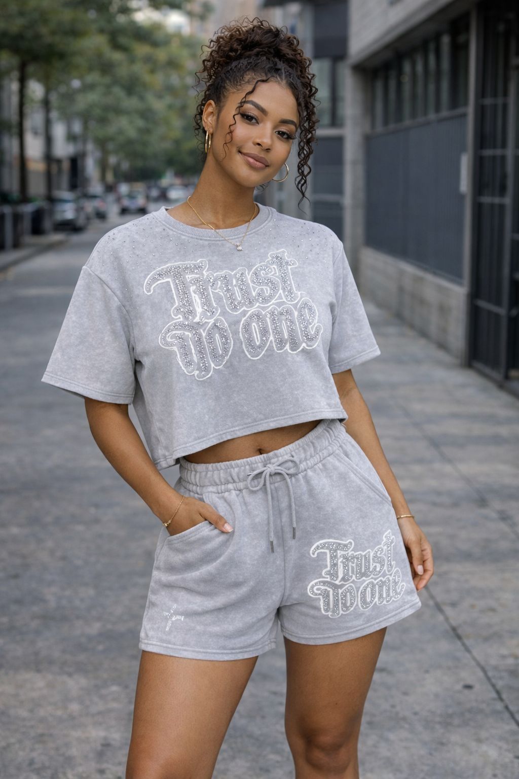 Red Fox Women's "Trust No One" Short Set