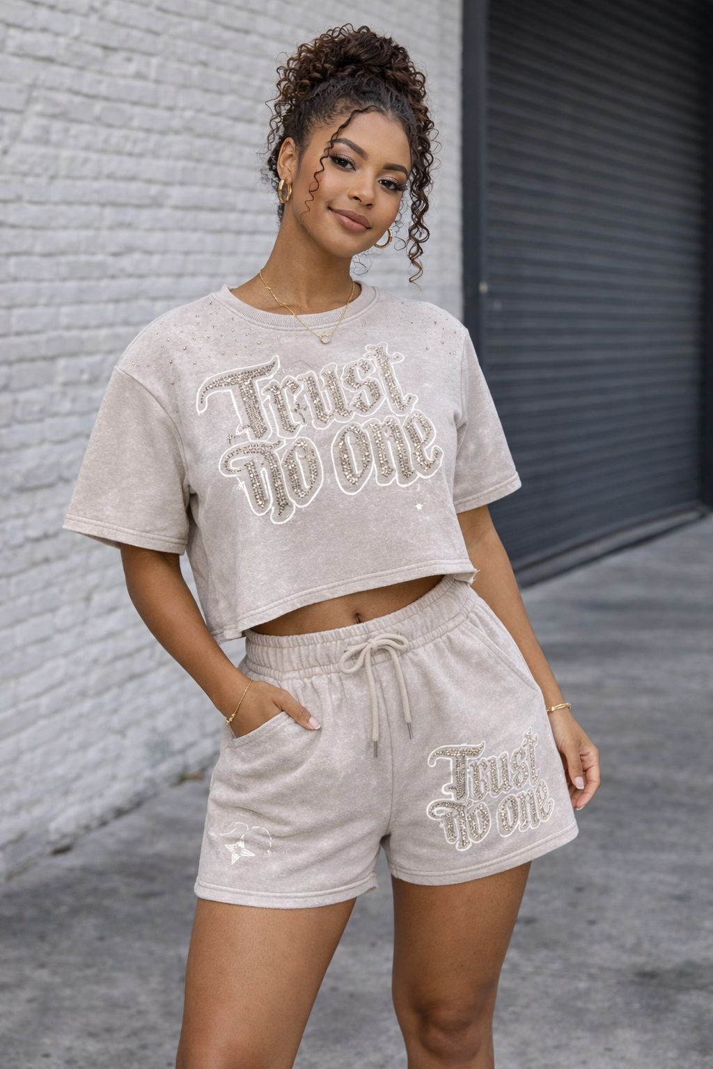 Red Fox Women's "Trust No One" Short Set