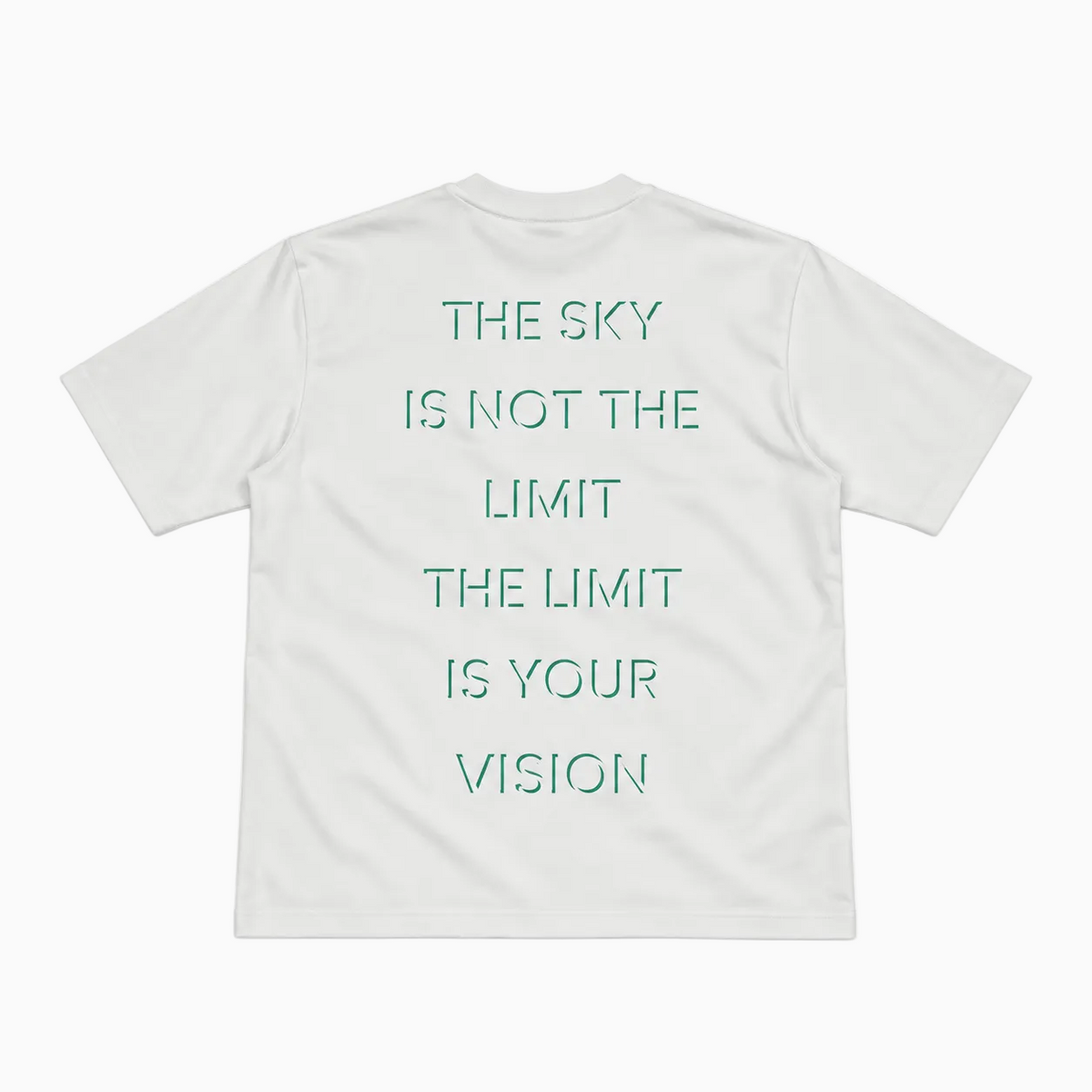 Luxe "Limitless" Tee - White/Green