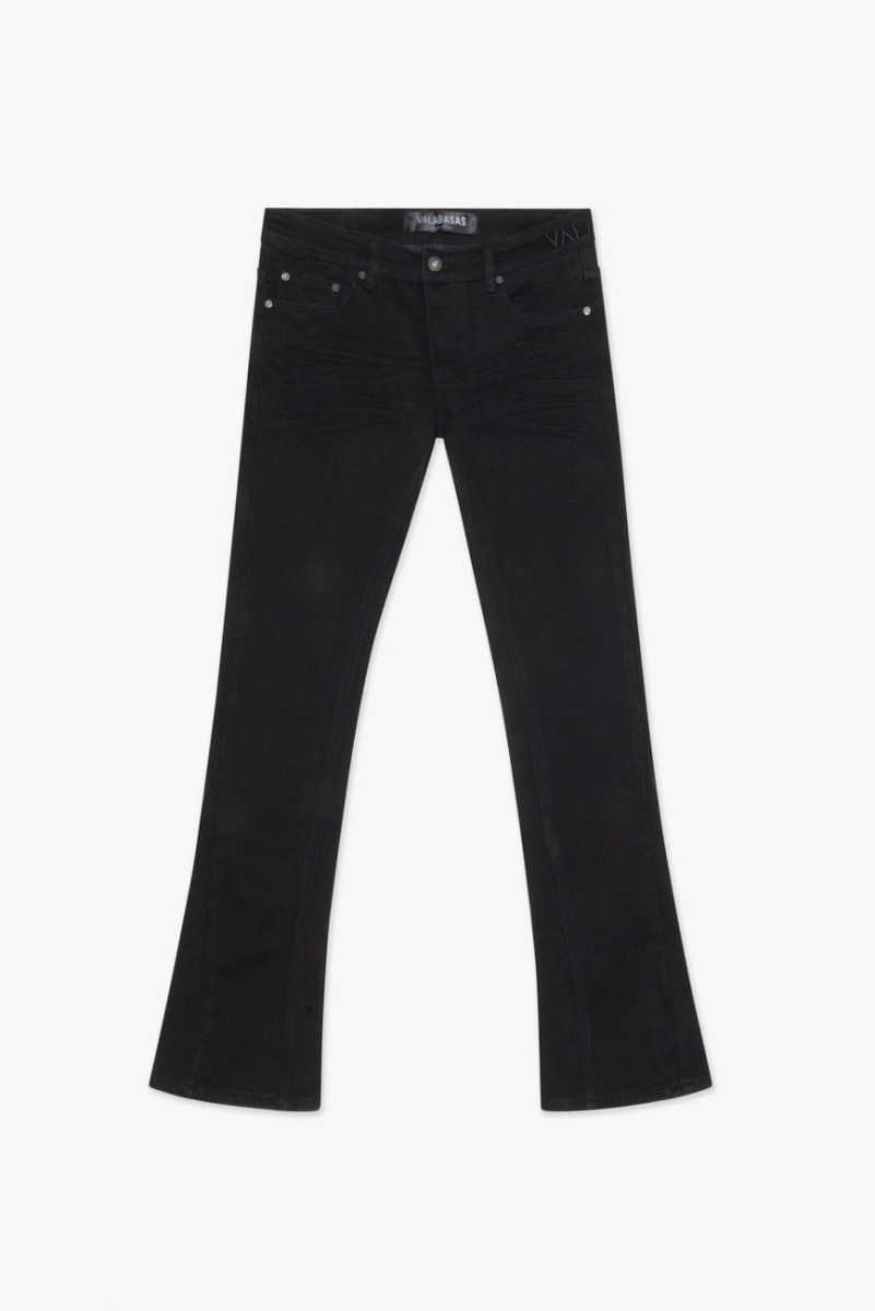 Valabasas "Mr Stacked" Plain Denim Jean - Black