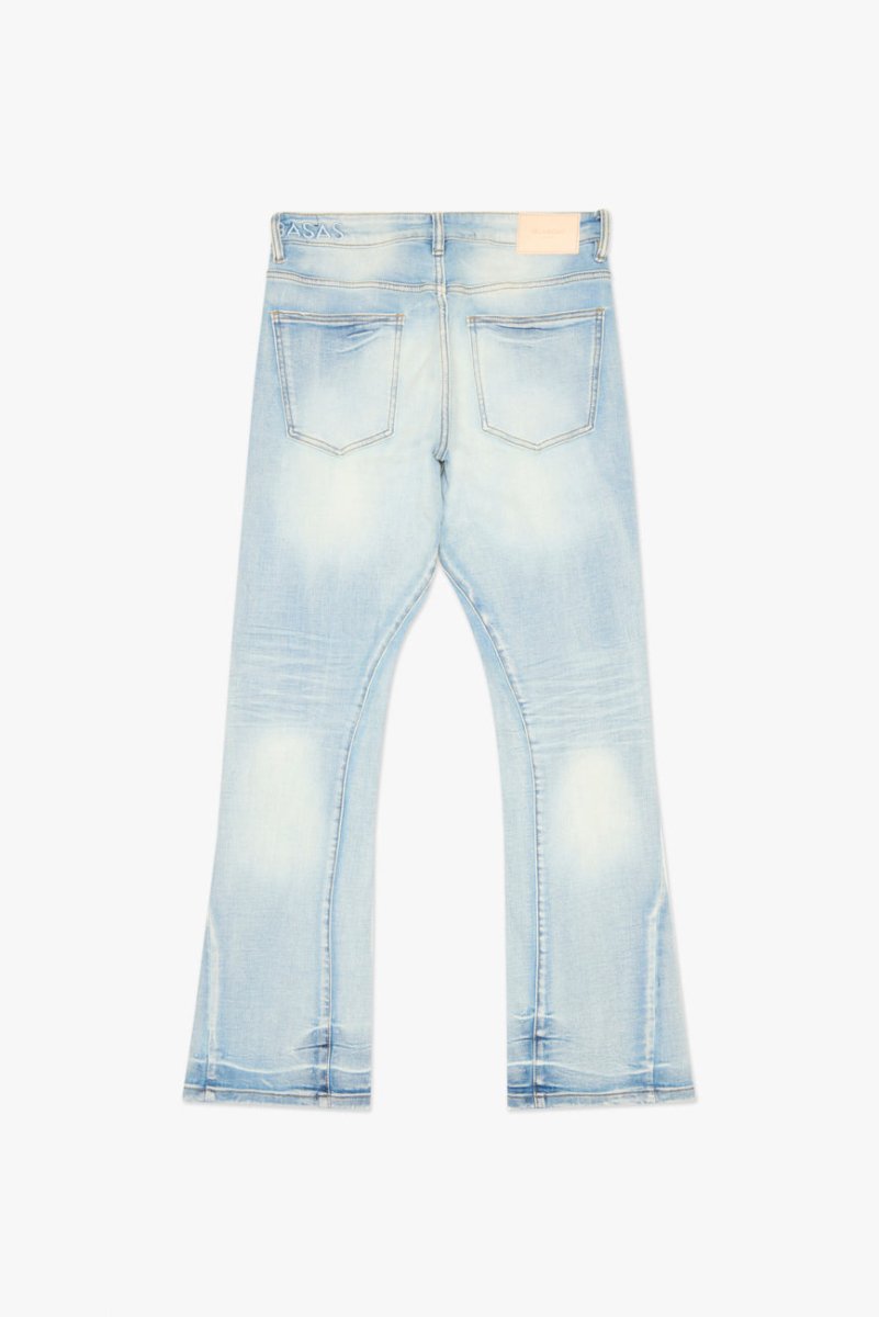 Valabasas "Mr Stacked" Plain Denim Jeans - Light Wash