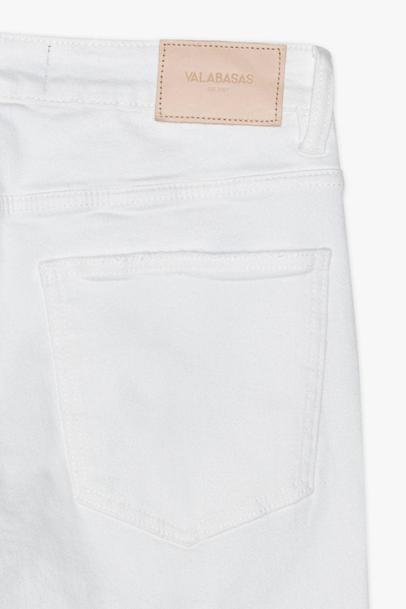 Valabasas "Mr Stacked" Plain Denim Jeans - White