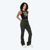 Smoke Rise High Rise Stack w/ Side Pinching Pants