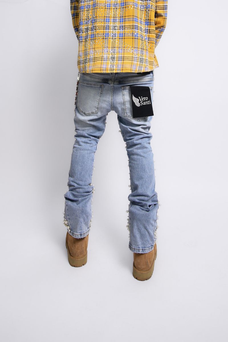 Vero Santi "Oracle" Skinny Boot Cut Jean