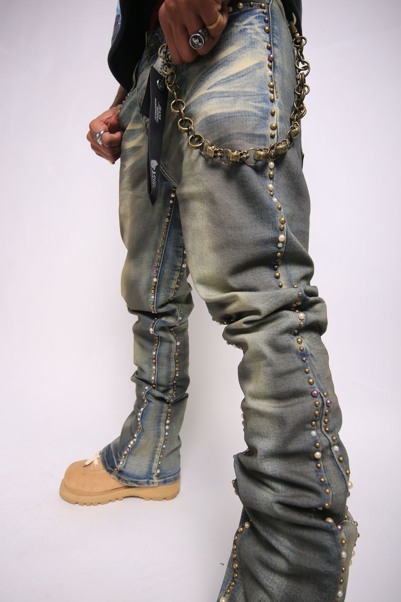 Vero Santi "Rebel 02" Skinny Boot Cut Jean