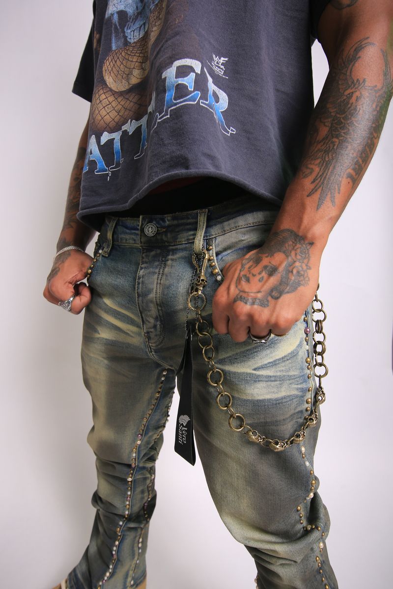 Vero Santi "Rebel 02" Skinny Boot Cut Jean