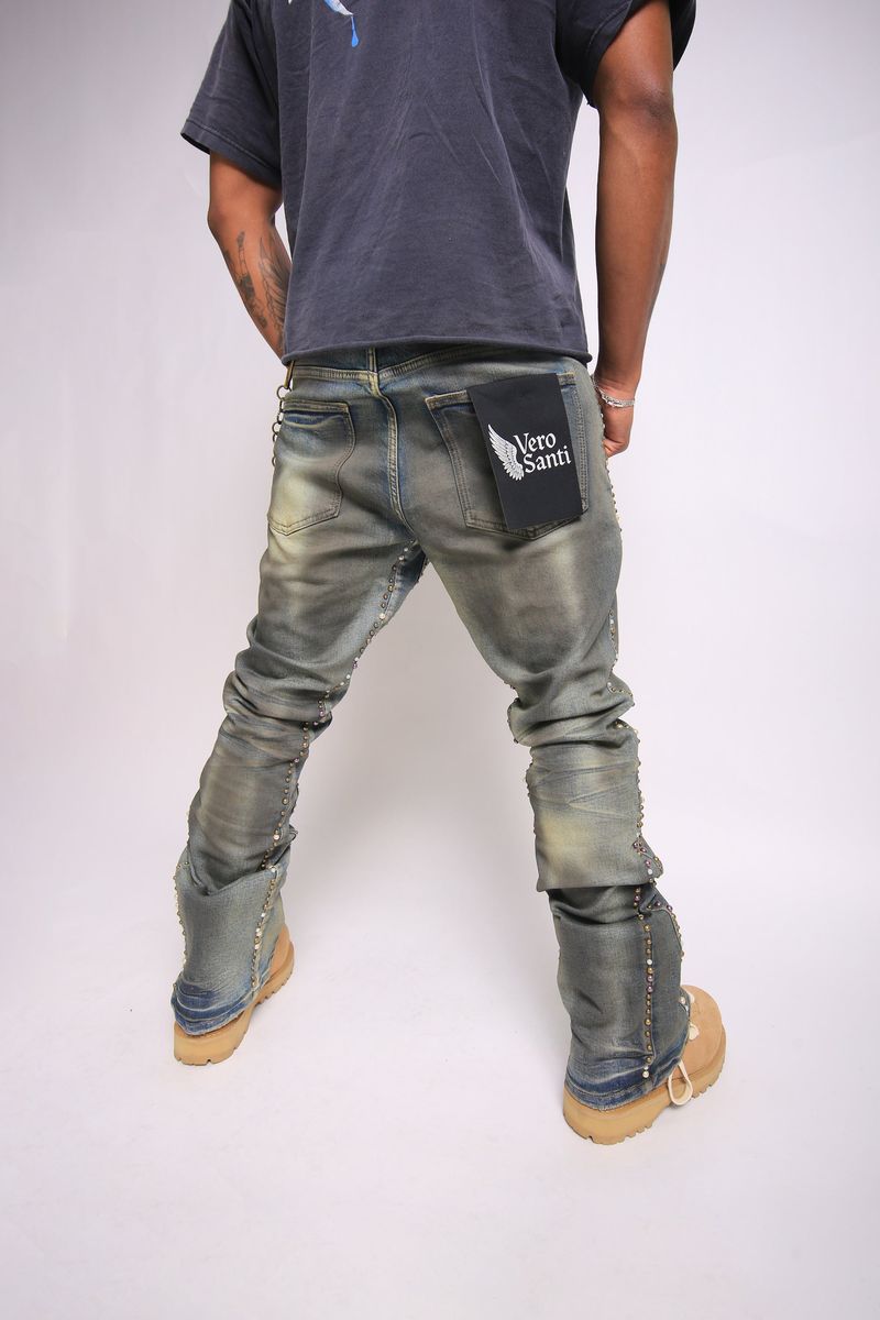 Vero Santi "Rebel 02" Skinny Boot Cut Jean
