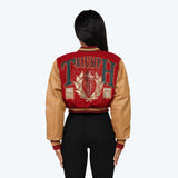 Smoke Rise Varsity Cropped Fit Jacket