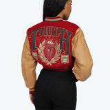 Smoke Rise Varsity Cropped Fit Jacket