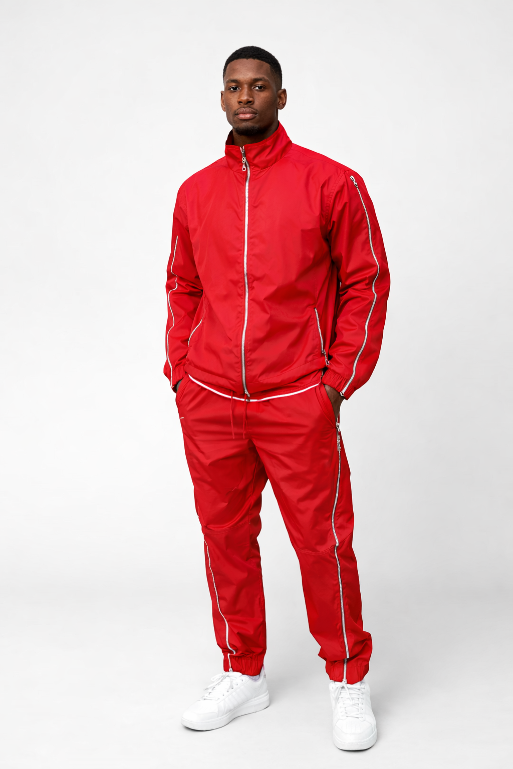Rebel Minds Zipper Windbreaker Track Suit
