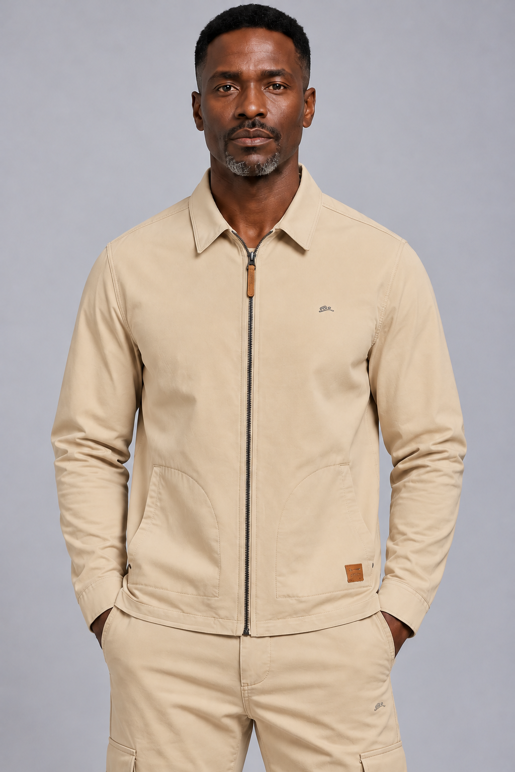 A. Tiziano "Mitch" Jacket - Pale Khaki