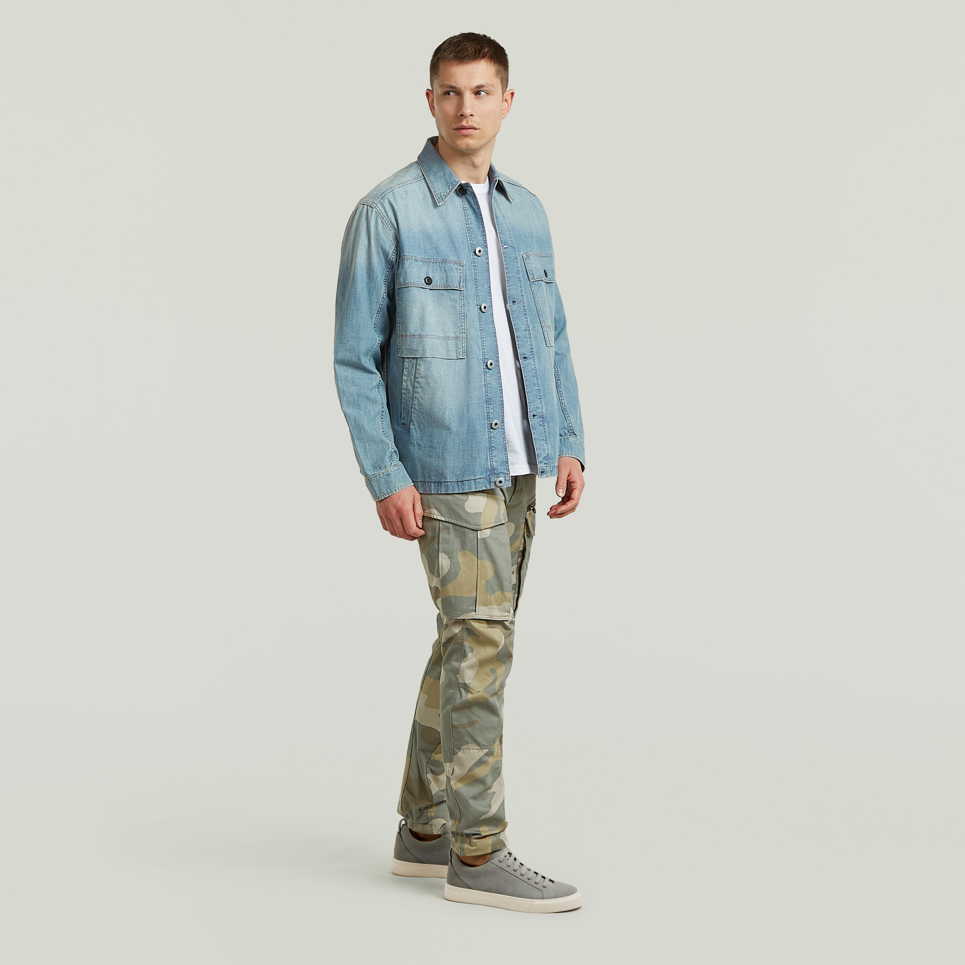 G-Star Rovic Zip 3D Regular Tapered Pants - Light Orphus X Summer Camo