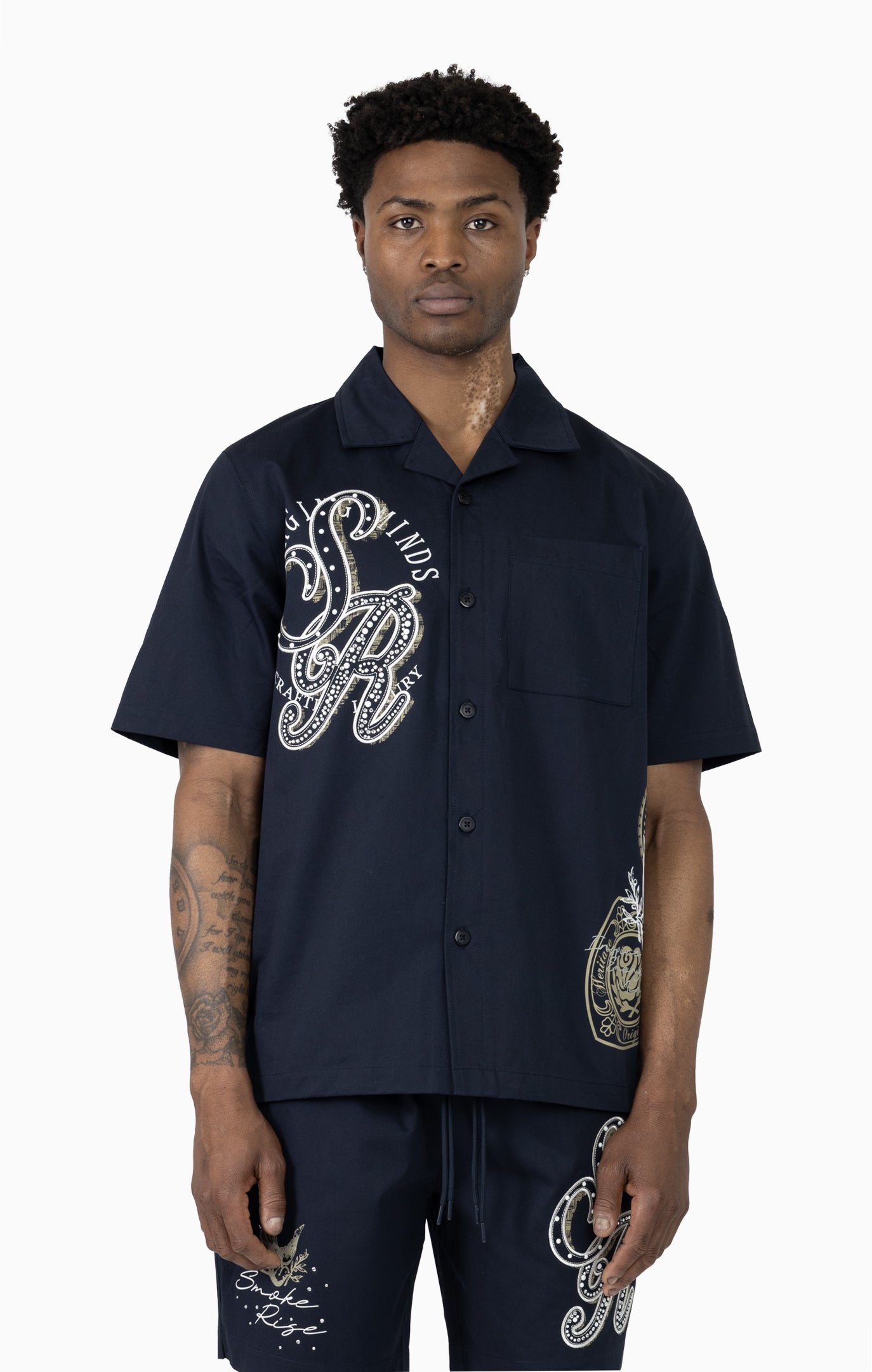 Smoke Rise "Visionary" Woven Short Set
