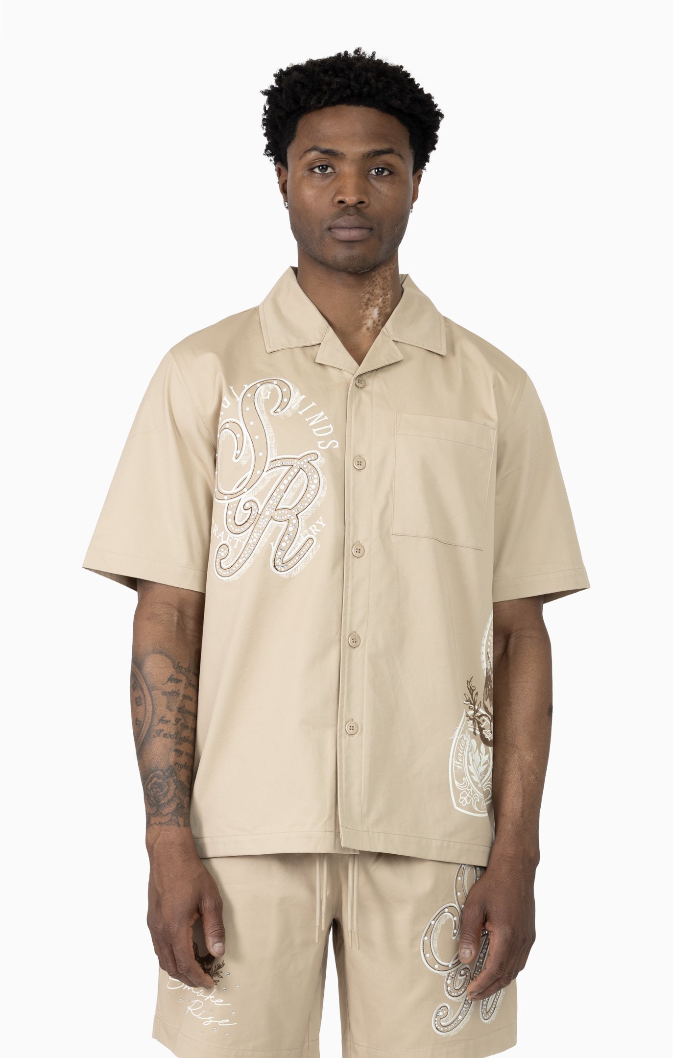 Smoke Rise "Visionary" Woven Short Set