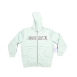 Liquid Crystal "Seahorse" Rhinestone Zip-up Hoodie