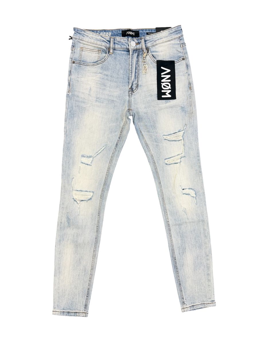 ANOM "Subzero" Fitted Jeans - Ice Blue