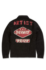 Jordan Craig "Local Dealer" Rhinestone Trucker Denim  Jacket