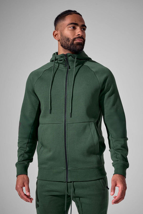 Jordan Craig Uptown Zip-up Hoodie & Stacked Flare Pants Jogging Set