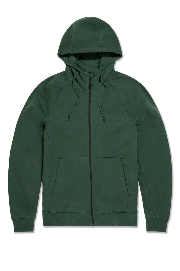 Jordan Craig Uptown Zip-up Hoodie & Stacked Flare Pants Jogging Set