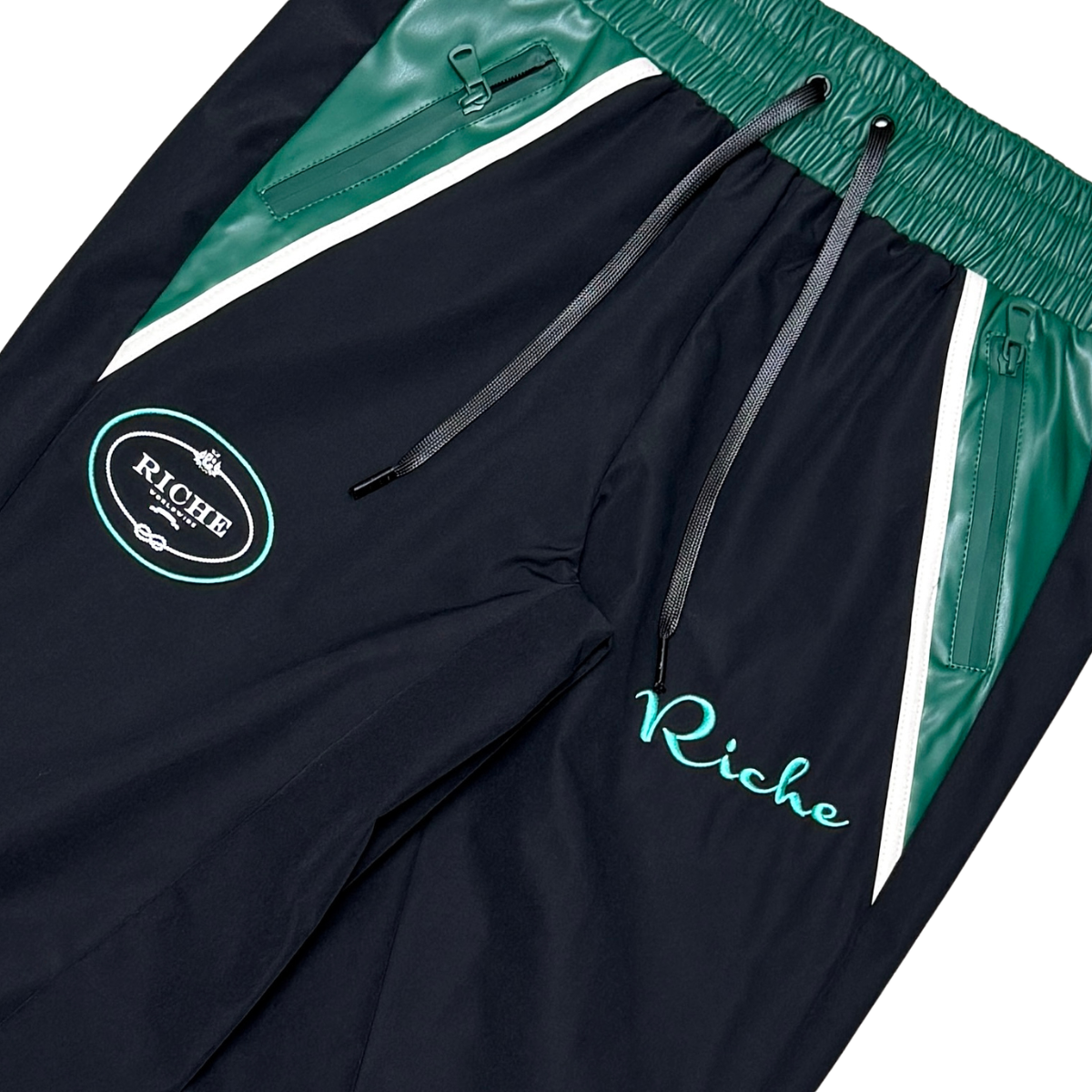 Vie+Riche Vie Riche "Viking Panel" Nylon Set - Black/Green