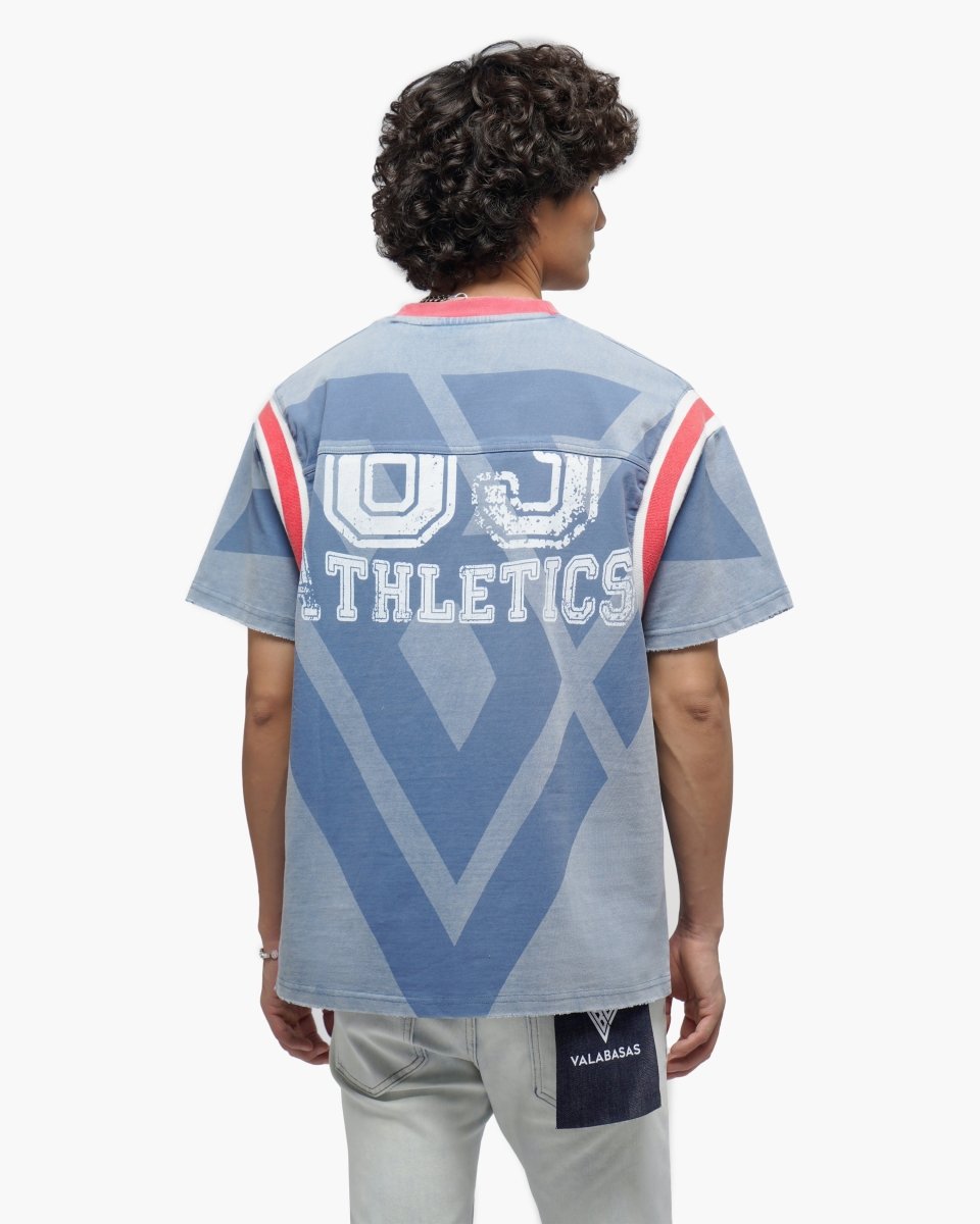 Valabasas "Vlbs Athletics" Tee - Vintage Blue